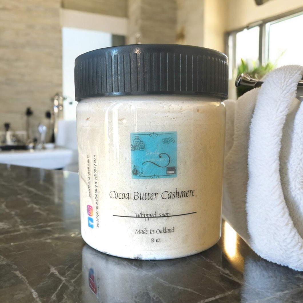 Cocoa Butter Cashmere Whipped Soap 8 oz